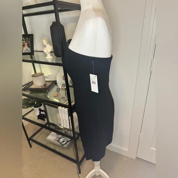 NWT LIV FOSTER ASYMMETRIC HEM SHORT COCKTAIL AND PARTY DRESS BLACK SIZE 12 - Picture 8 of 12